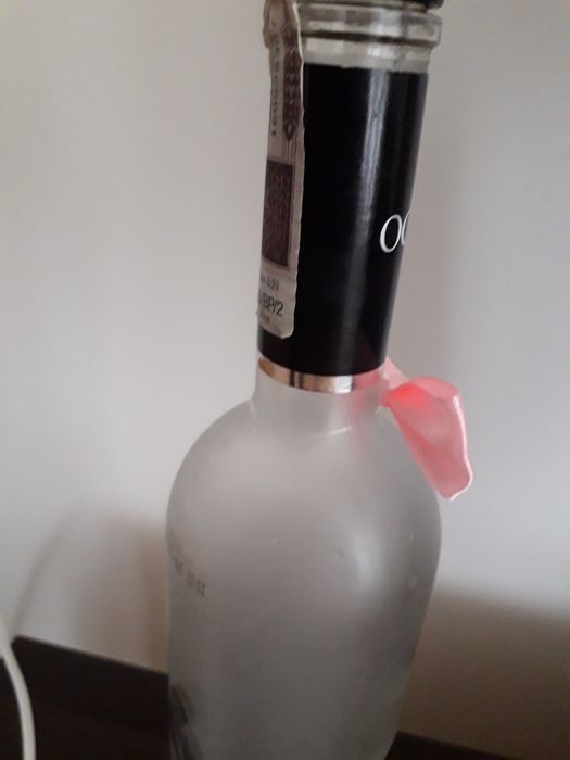 Kokardki na wódkę weselną, na butelkę-100szt.