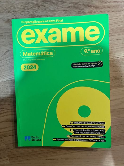 Livro matemática -preparação para exame 9 ano