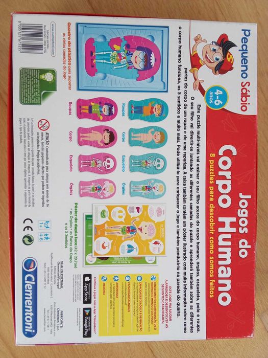 Vendo jogo do corpo humano