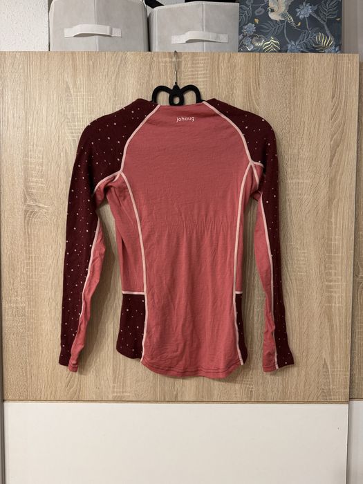 Bluzka Johaug S 100% merino wool merynos logowana