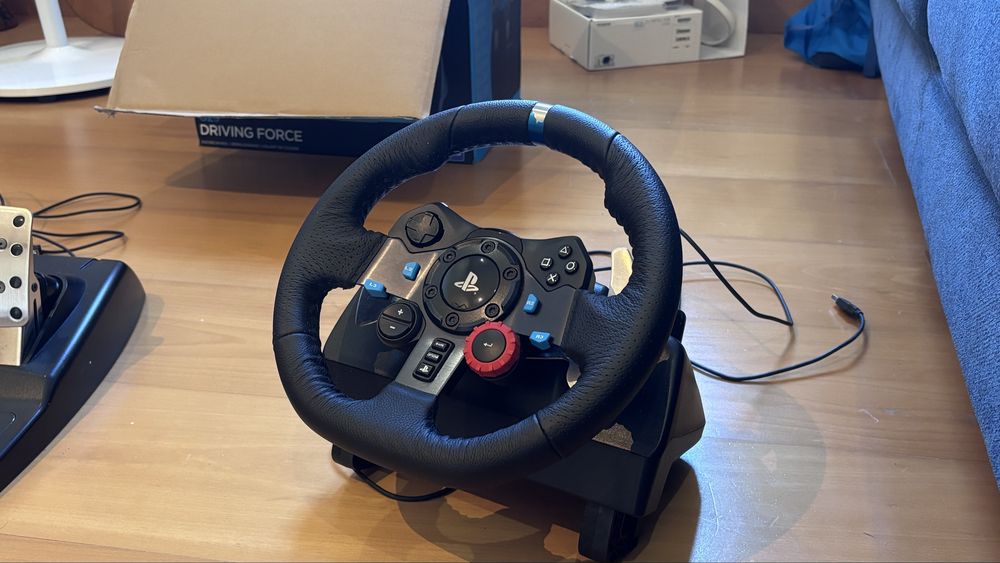 Volante Logitech G29 + Pedais + Mudanças na Caixa
