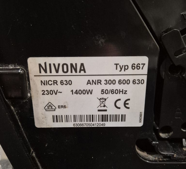 Ekspres do kawy NIVONA NICR 630 - Stan Bardzo Dobry