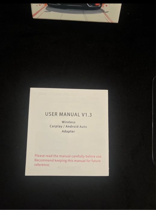 Bezprzewodowy adapter CarPlay i Android auto  2w1 mini