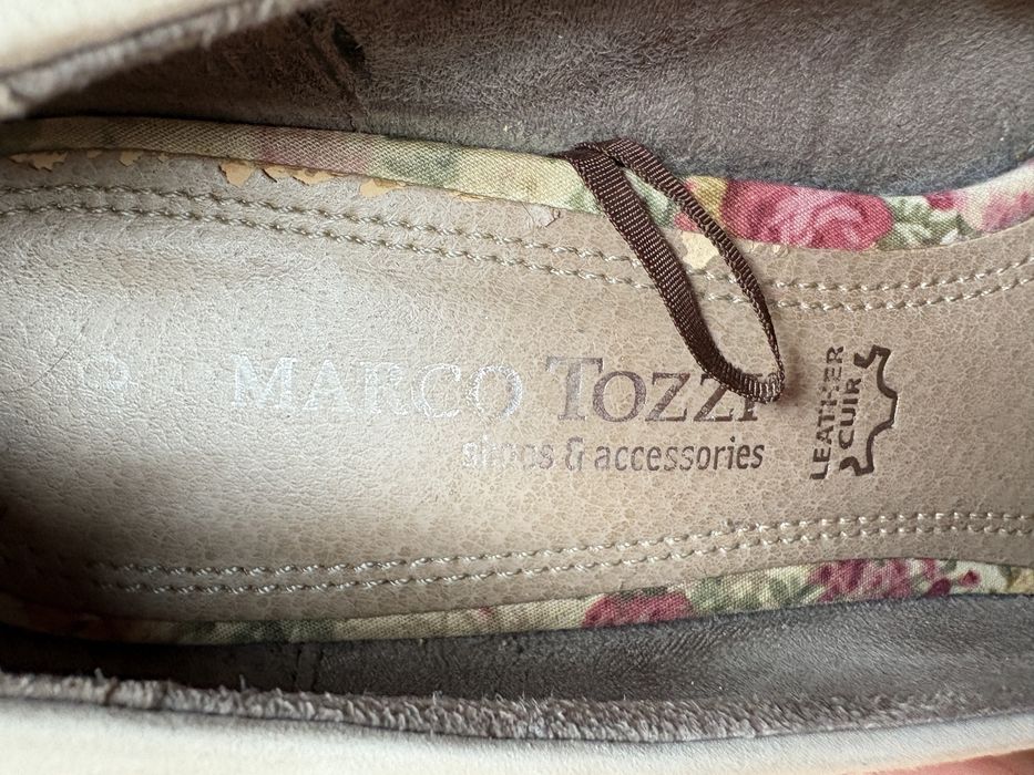 Buty damskie zamszowe beżowe r. 40