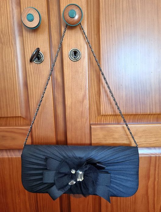Pochete/ carteira clutch preta Primark