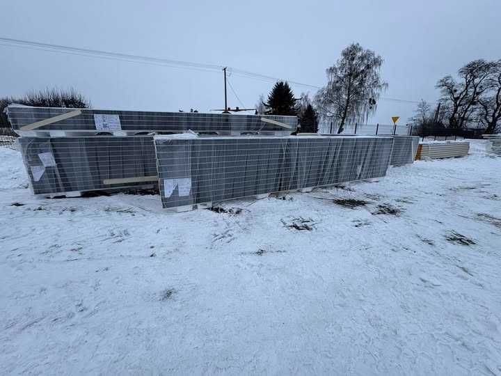 Płyta warstwowa ścienna grubość 100 mm, RAL 7016, antracyt I gatunek