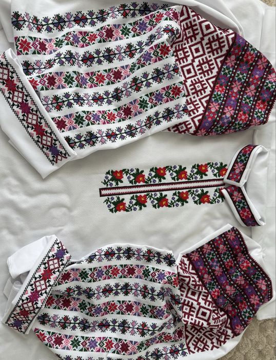 Вишиванка (заготовка) на домотканному полотні