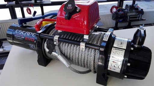 Лебёдка Escape evo 15000 ip68 трос стальной синтетический 6800 кг