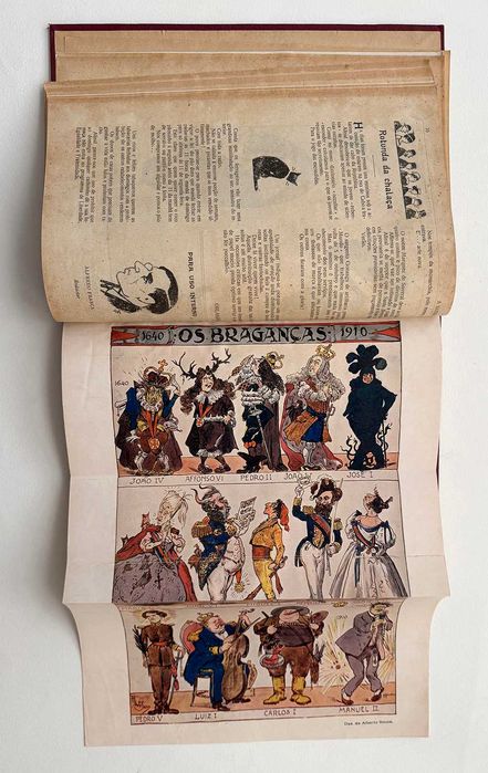 1911, A SÁTIRA – Revista humorística de caricaturas. Rara!