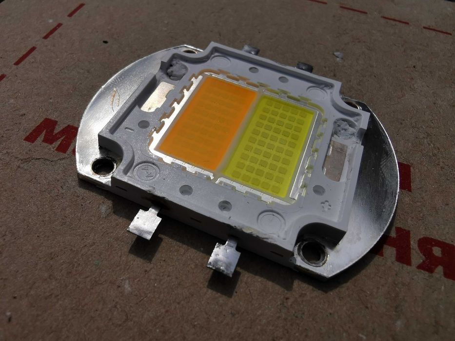 Двоколірний світлодіод LED COB 150w=75w+75w (50w 100w 200w)