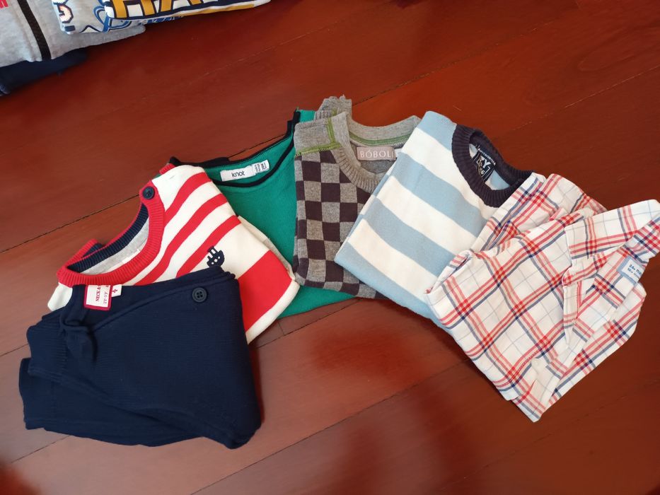Lote de roupa para 2/3 anos