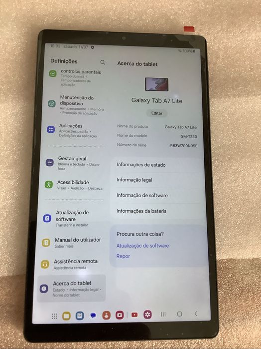 Tablet Samsung Galaxy Tab A7 Lite