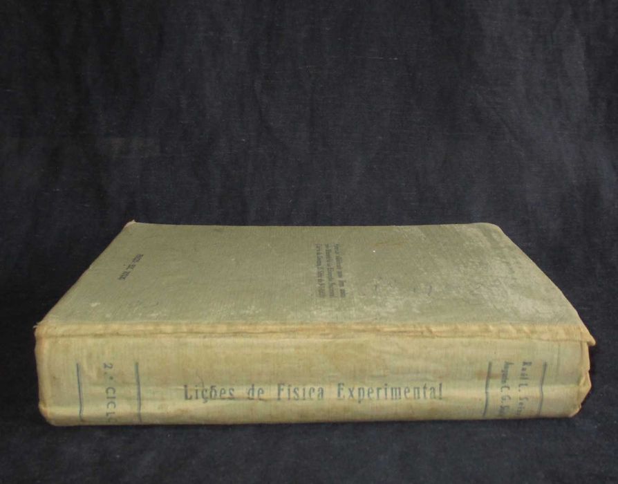 Livro Lições de Física Experimental para o 2º Ciclo dos Liceus