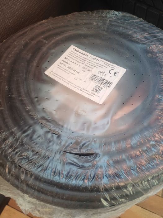 Przewód elektryczny 3x6mm2 ziemny