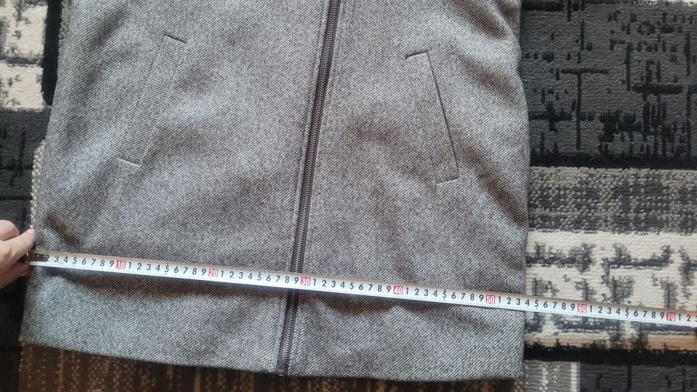 Płaszcz płaszczyk damski szary house zamki