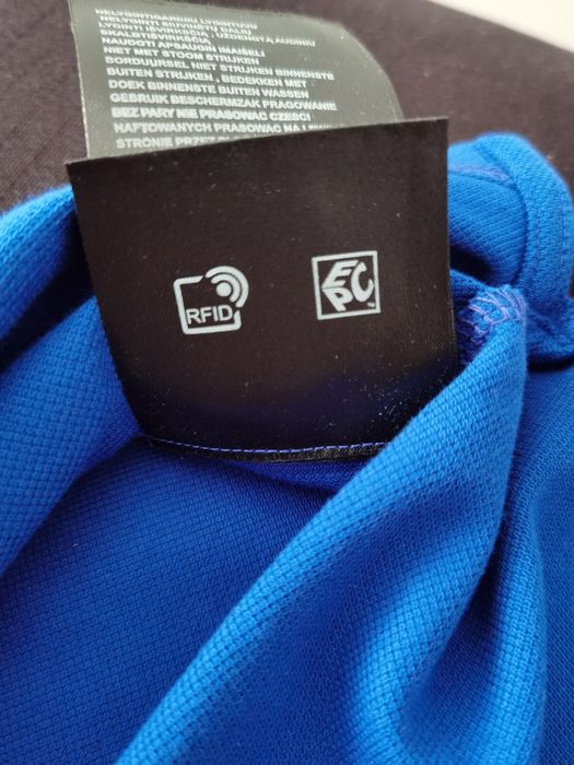 Prada koszulka polo chabrowa