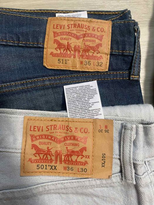 Джинсы джинси деним армани Левис Levis 511 размер 36х32