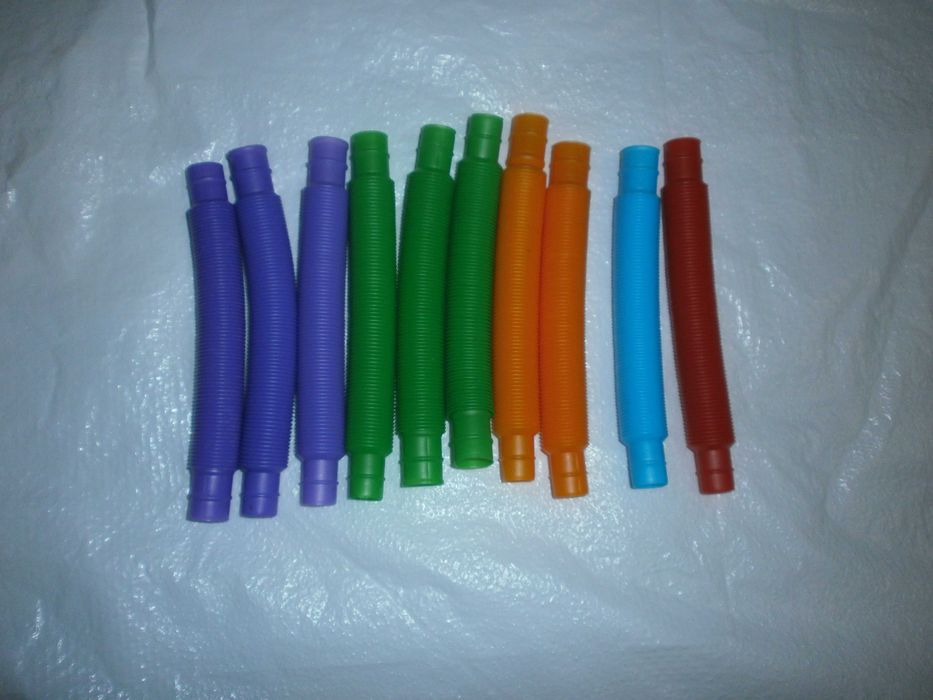 Іграшка антистрес трубка Поп туб pop tube. Ціна за 10шт