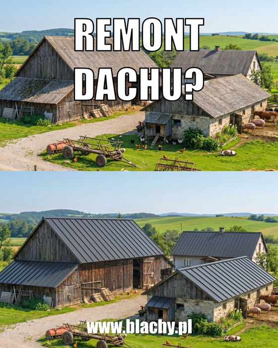 BLACHA - TANIA BLACHODACHÓWKA OD RĘKI