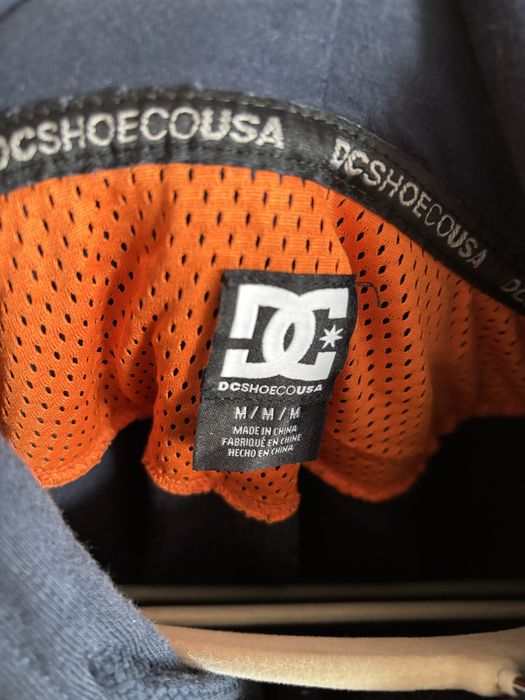 Bluza DC granatowa z białymi rękawami