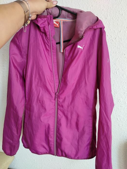 Kurtka puma wiatorka 36 S różowa