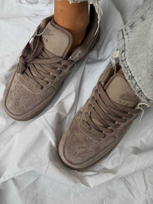 Кросівки сірі Air Force 1 '07 Mink Brown