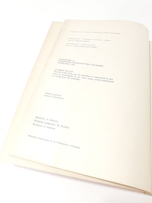 Geometria wykreślna Książka 1966r
