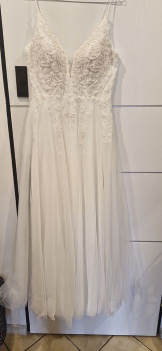 ŚLUBNA sukienka Wygodna 40/175