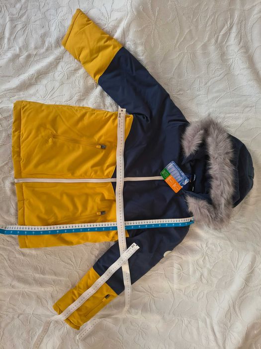 Super kurtka zimowa, narciarska Okaidi, 12 lat, 152 cm, nowa