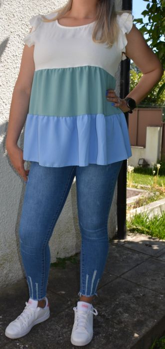 Camisola tricolor verão 2021