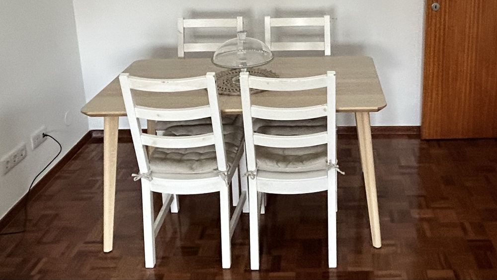 4 Cadeiras brancas ikea NORDVIKEN