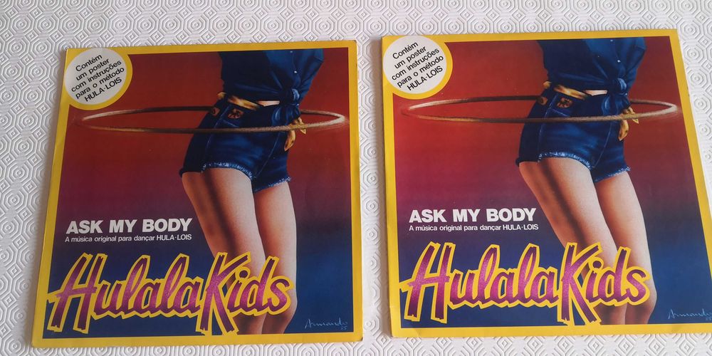 2 Vinyl Records Hulala Kids - Ask My Body