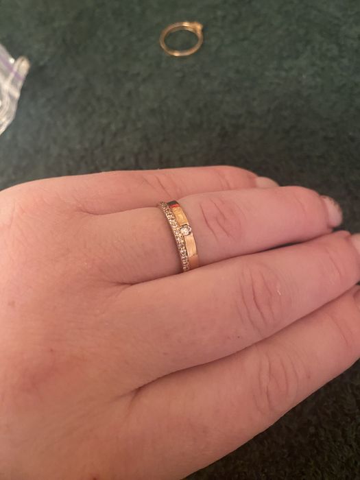 Шикарне кільце 585 золото