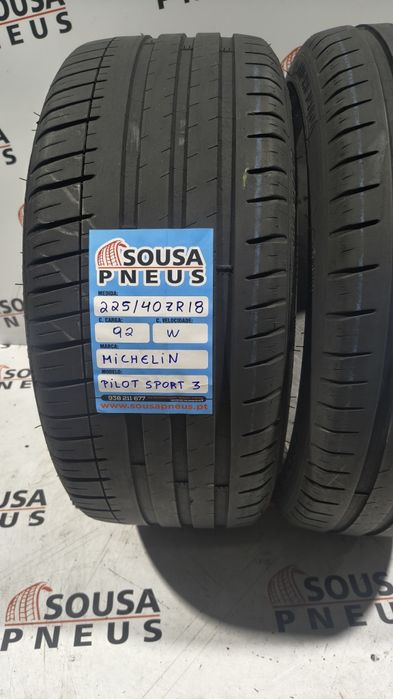 2 pneus semi novos 225-40R18 Michelin - Oferta dos Portes