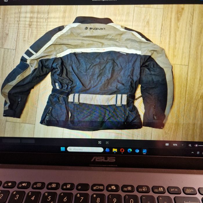 4xl męski kombinezon stroj na motor motocyklowy tekstylny suzuki