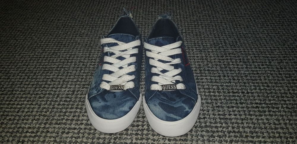 Nowe Guess tenisówki trampki Jeans dżinsy wkładka 24 cm