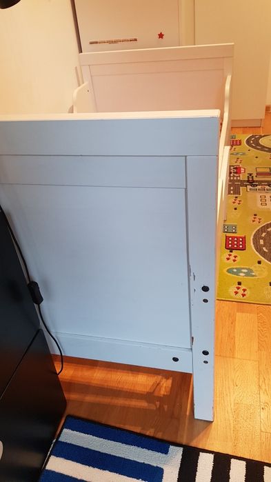 Łóżko dziecięce, drewniane IKEA Sundvik
