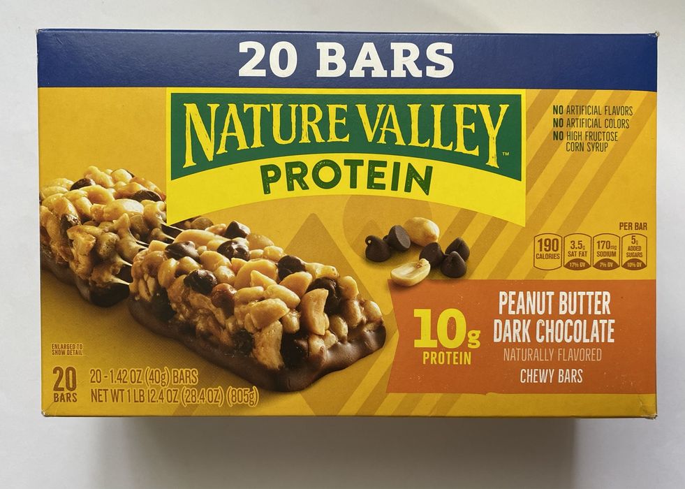 Протеїнові батончики Nature Valley 40 г з США