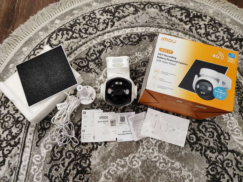 Акумуляторна камера Imou AOV PT 5mp з WI-FI/4G + сонячна панель