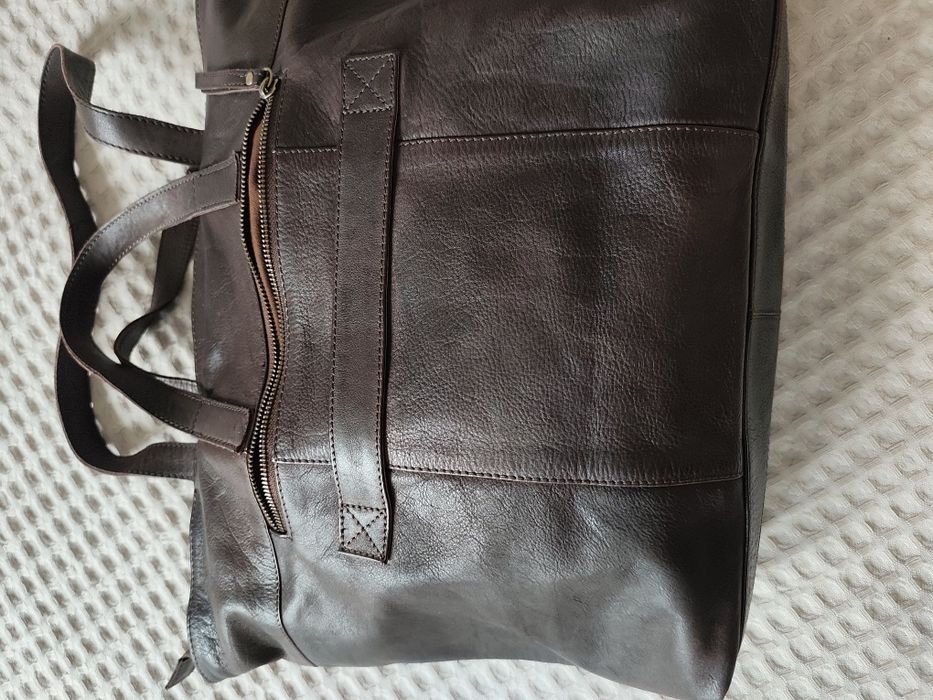 Torebka skórzana typu shopper Marco Mazzini