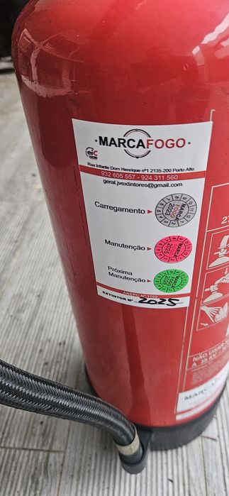 Extintor Pró-Quimico ABC de 6 kg