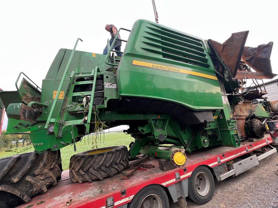 Czesci John Deere W650 1200mth silnik, sieczkarnia podzespoly