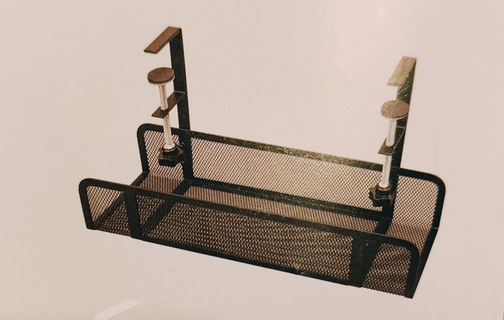 Organizer na kable półka pod biurko