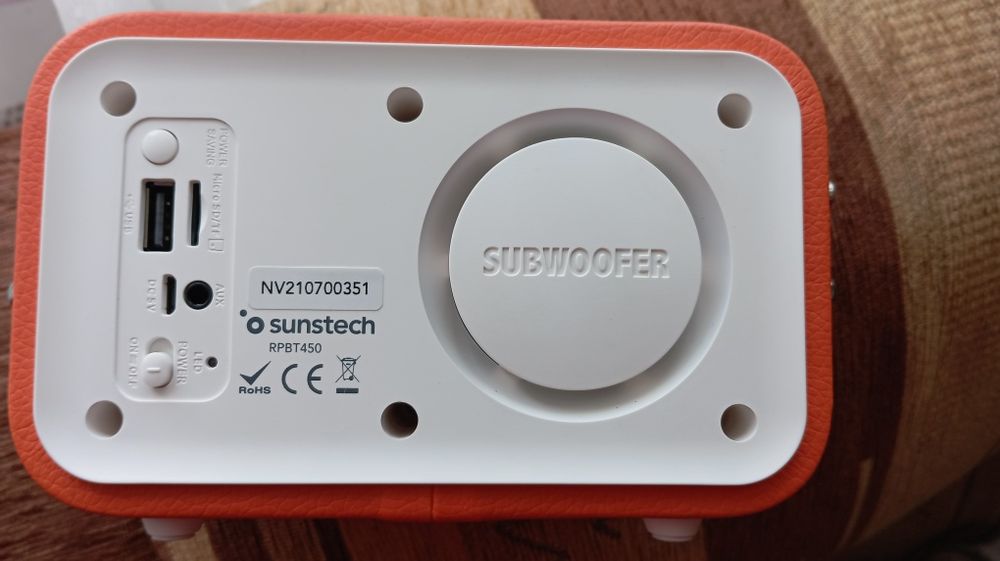 Bluetooth-радіо Sunstech RPBT450BK - НОВЕ