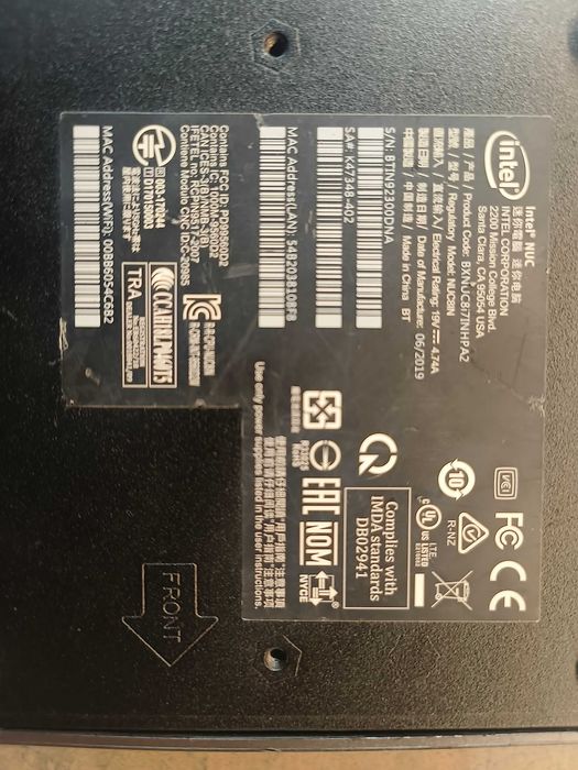 !OKAZJA! Mały komputer Intel NUC | i7 - 8gen | 8 GB