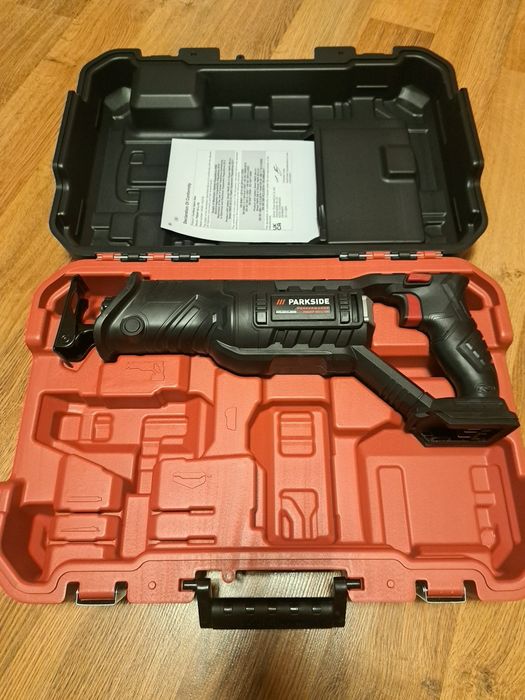 Akumulatorowa piła szablasta parkside performance 20v