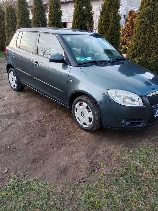 Skoda Fabia 2 benzyna 2009rklima,biały srodek,doinwestowany