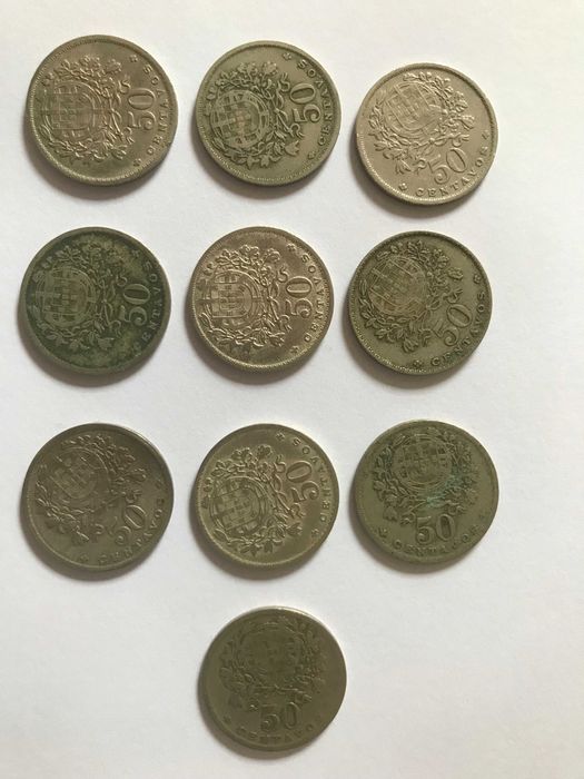 Moedas portuguesas antigas