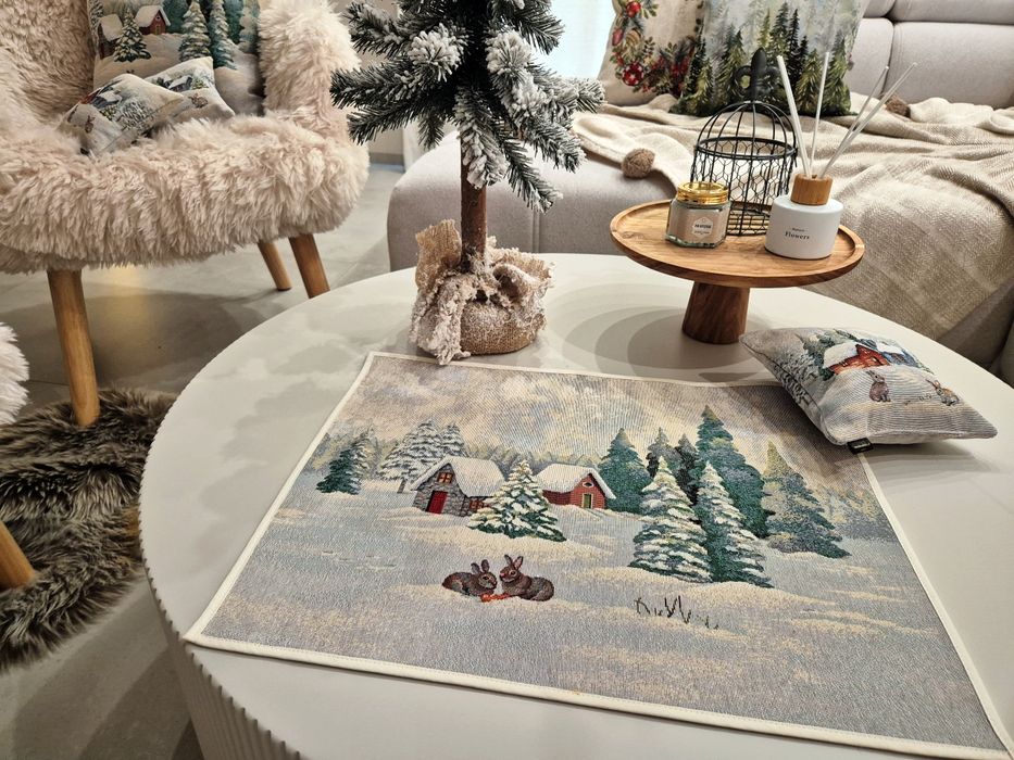 Serwetka 40x50 cm z zimowym pejzażem 1262VE