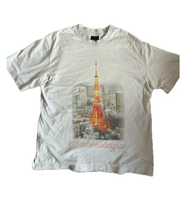 Футболка Balenciaga Tokyo white tee S